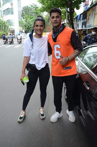 Prince Narula and Naina Singh snapped in Andheri