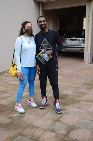 Remo D'Souza and wife snapped in Versova