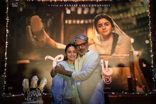 Alia Bhatt and Sanjay Leela Bhansali share a warm hug after completing Gangubai Kathiawadi shoot