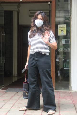 Chitrangda Singh spotted outside clinic in Khar