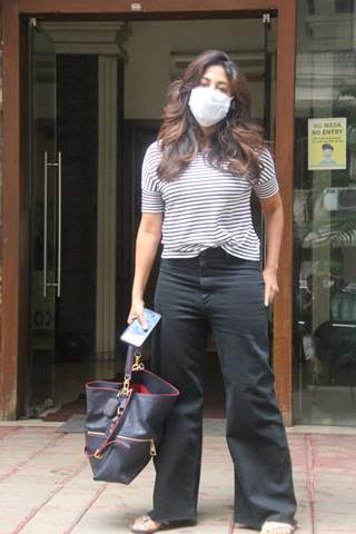 Chitrangda Singh spotted outside clinic in Khar