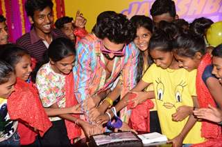 Ranveer singh for jayeshbhai jordaar children screening at juhu pvr