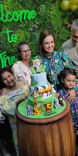 Nisha Rawal celebrates her son Kavish Mehra’s 5th Birthday 