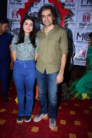 Imtiaz Ali snapped at the Khidkiyaan Theatre Festival at Vile Parle 