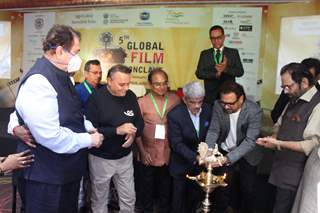 Randhir Kapoor, Anil Sharma, Anees Bazmee, Mukhtar Abbas attends the 5th Global Film Tourism Conclave