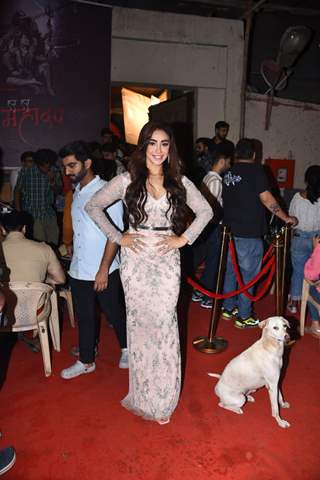 Mahek Chahal snapped on the sets of Naagin 6