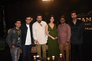 Sanjay Dutt, Ranbir Kapoor, Vaani Kapoor and Karan Malhotra snapped at the promotions of Shamshera