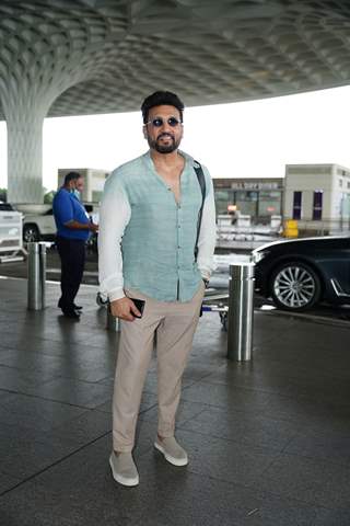 Shekhar Suman spotted at the Mumbai airport