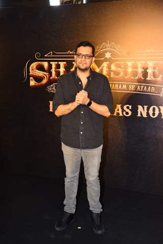 Karan Malhotra clicked at the Shamshera release at Juhu PVR