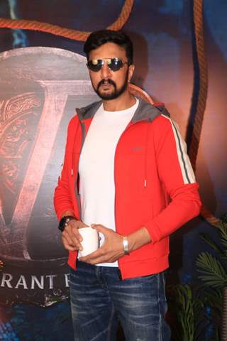 Kiccha Sudeep promoting his upcoming film Vikrant Rona in Juhu