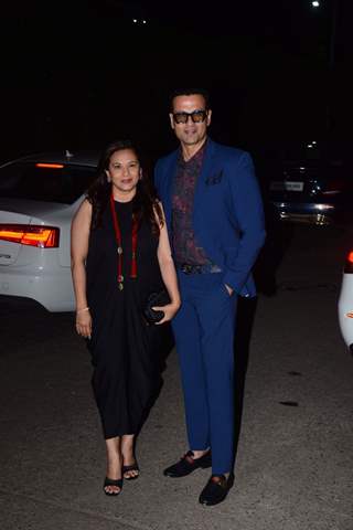 Manasi Joshi Roy, Rohit Roy snapped at Rohit Aggarwal’s birthday bash