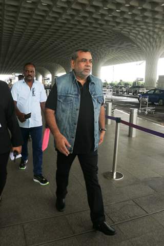 Paresh Rawal spotted at the Mumbai airport