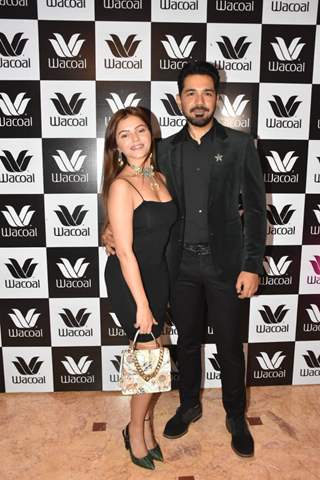 Rubina Dilaik, Abhinav Shukla attends the Wacoal Fashion show in Bandra