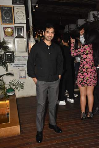 Ishwak Singh attends the wrap up party of the film Bas Karo Aunty at Olive in Khar