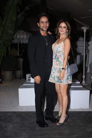 Arslan Goni, Sussanne Khan attends the post wedding bash of Arjun Kanungo and Carla Dennis in the city