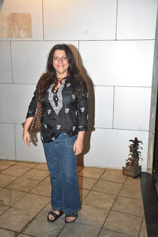 Zoya Akhtar attends the wrap up party of the film Kho Gaye Hum Kahan in Bandra