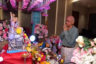 Mukesh Bhatt spotted at T-Series for Ganpati Darshan