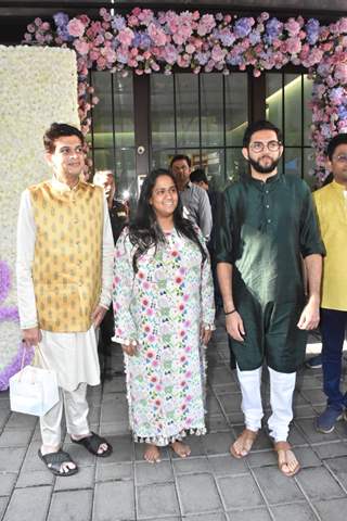 Aaditya Thackeray spotted Arpita Khan's house for Ganpati Darshan