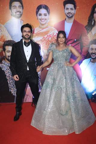 Sanjay Gagnani, Poonam Preet clicked at the Zee Rishtey Awards 2022