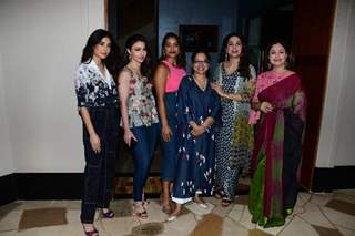 Juhi Chawla, Soha Ali Khan, Ayesha Jhulka, Kritika Kamra, Shahana Goswami, Tanuja Chandra snapped at promoting Hush Hush at JW Marriott in Juhu