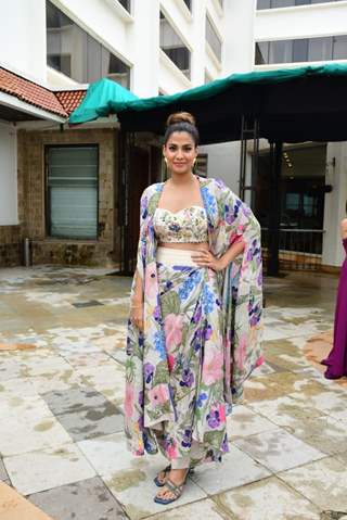 Shreya Dhanwanthary snapped promoting film Chup in the city