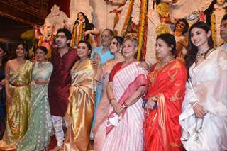 Kajol, Rani Mukerji, Ranbir Kapoor, Tanisha Mukherjee, Jaya Bachchan, Ayan Mukerji, Mouni Roy and others celebs snapped during Durga Puja at North Bombay Sarbojanin snapped during Durga Puja at North Bombay Sarbojanin