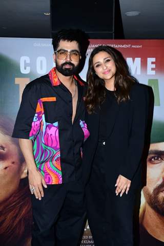 Harrdy Sandhu and Parineeti Chopra spotted at screening of Code Name Tiranga  