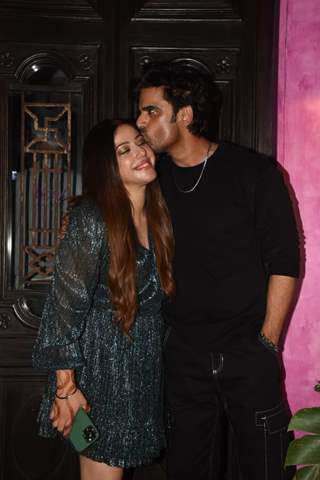 Mohit Malik and Addite Malik clicked at Addite Malik’s birthday bash last night