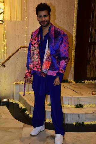 Karan Tacker clicked at the Manish Malhotra's Diwali Party 