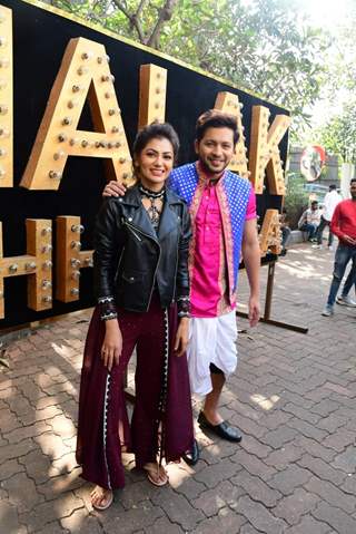 Srit Jha, Nishant Bhat spotted on the set of Jhalak Dikhhla Jaa 10 