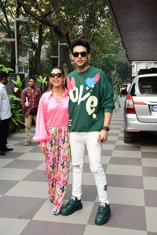 Parth Samthaan and Niti Taylor spotted promoting Kaisi Yeh Yaariaan season 4 