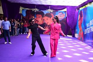 Deepika Padukone, Ranveer Singh snapped at the Song launch of the  ‘Current Laga Re’ from Cirkus