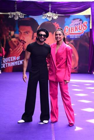 Deepika Padukone, Ranveer Singh snapped at the Song launch of the  ‘Current Laga Re’ from Cirkus