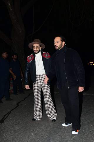 Ranveer Singh and Rohit Shetty spotted promoting upcoming film Cirkus on the set of Bigg Boss 16 