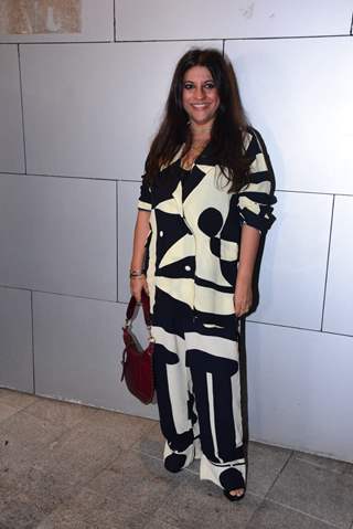 Zoya Akhtar snapped at The Archies wrap up party in Bandra