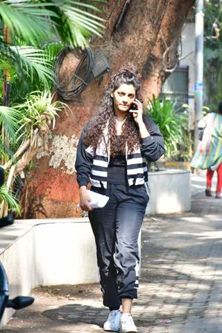 Saiyami Kher spotted in Bandra 