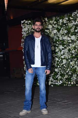 Zaheer Iqbal spotted at Salman Khan's Birthday Bash 