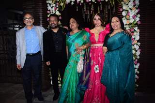 Newlyweds Maanvi Gagroo and Kumar Varun hosting the sundowner with their family in Juhu 