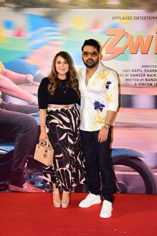 Kapil Sharma, Ginni Chatrath attend the premiere of Zwigato
