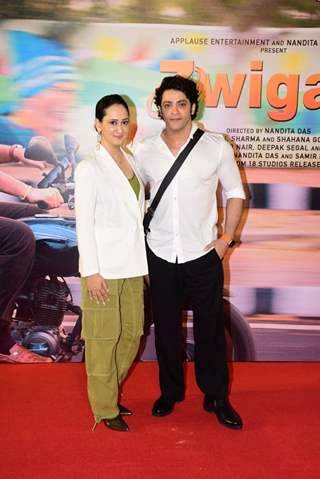 Vikas Manaktala, Gunjan Walia attend the premiere of Zwigato