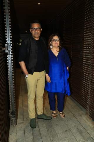 Subhash Kapoor snapped for a get together in Juhu