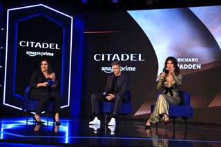 Priyanka Chopra and Richard Madden snapped at Press Conference CITADEL