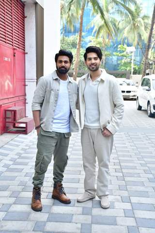 Armaan Malik and Mithoon snapped at T-Series office in Andheri 