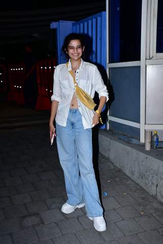 Mithila Palkar snapped at BKC, Bandra