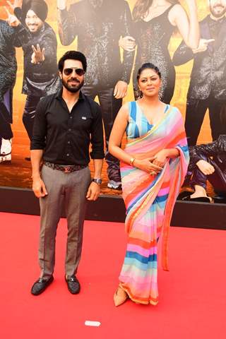 Binnu Dhillon, Kavita Kaushik snapped at the trailer launch of  Carry on Jatta 3