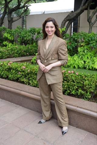 Tamannaah Bhatia snapped promoting Aakhri Sach