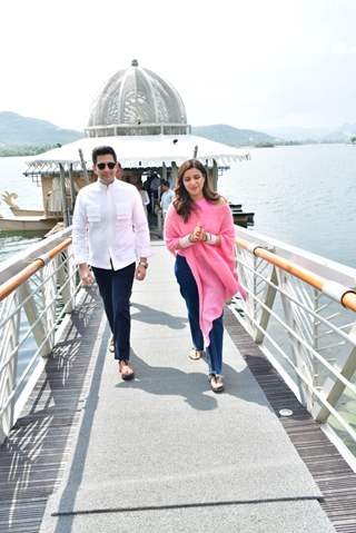 Parineeti Chopra and Raghav Chadha first appearance after marriage 