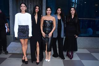 Bhumi Pednekar, Shehnaaz Gill, Rhea Kapoor, Dolly Singh, Shibani Bedi  snapped promoting Thank You For Coming