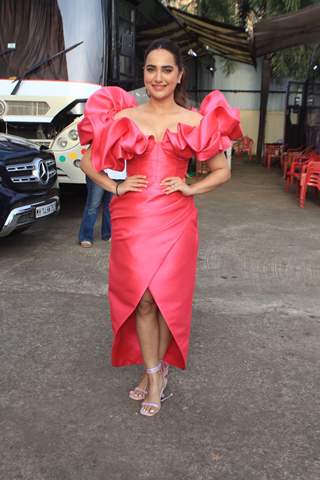 Kusha Kapila snapped promoting upcoming film Thank You For Coming