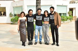 Rohit Jugraj Chauhan, Isha Talwar, Mohit Malik, MC Square, Akasa Singh snapped promoting upcoming show Chamak 